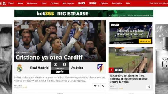  AS: "Cristiano ya otea Cardiff" 