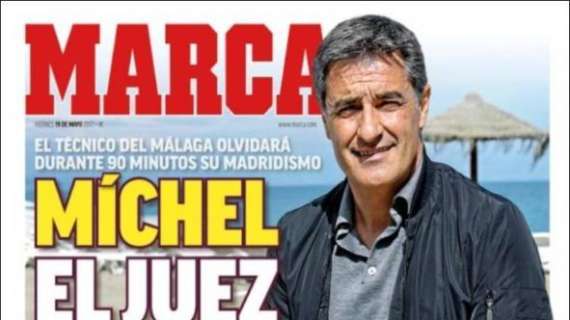 PORTADA - Marca: "Míchel el juez de la liga"