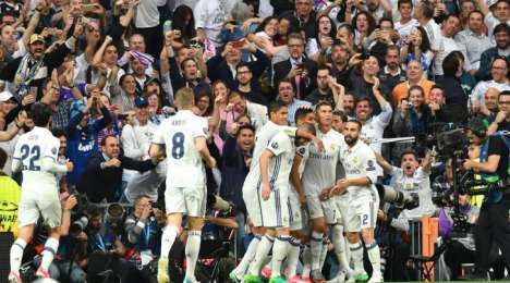 VÍDEO - Los jugadores del Madrid plantaron bandera en el Calderón