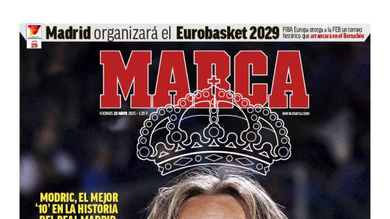 Marca saca a Modric en portada: "Ya te echamos de menos"