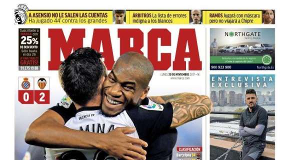 PORTADA - Marca destaca el malestar de Asensio: "Al balear no le salen las cuentas"