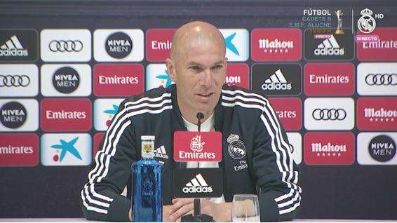 Zidane en rueda de prensa 