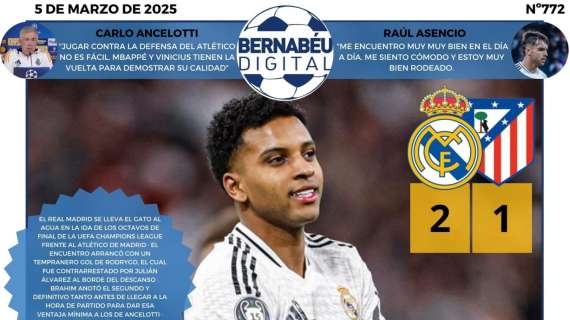 La victoria del Real Madrid contra el Atlético, protagonista en la portada