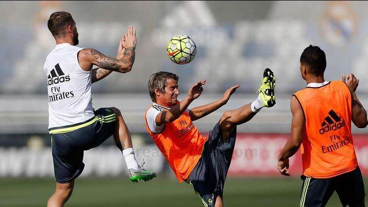 Ramos, Cristiano y Coentrao vuelven a entrenar con el grupo
