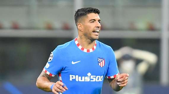 Luis Su&aacute;rez con el Atl&eacute;tico