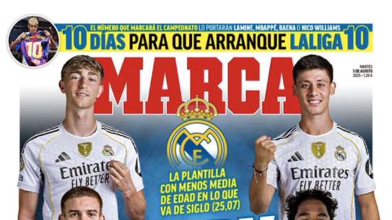 "Baby Madrid": la juventud del club blanco, en la portada de Marca