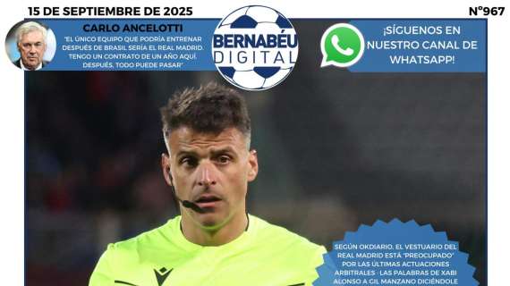 La portada BD del lunes abre con la "preocupación e indignación" del Real Madrid con los árbitros