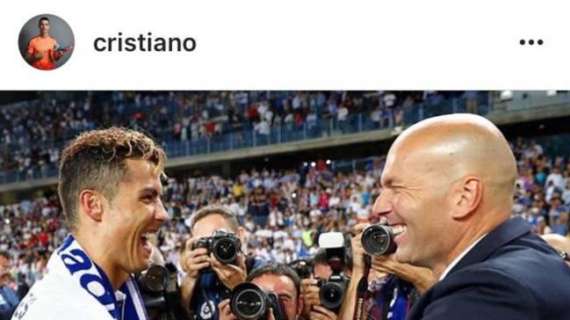 FOTO - A Vinícius 'le gusta' Cristiano, Zidane y el título de Liga