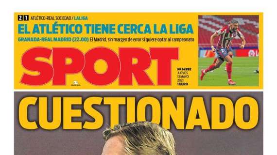 PORTADA | Sport: "El Barça busca la fórmula para fichar a Haaland"