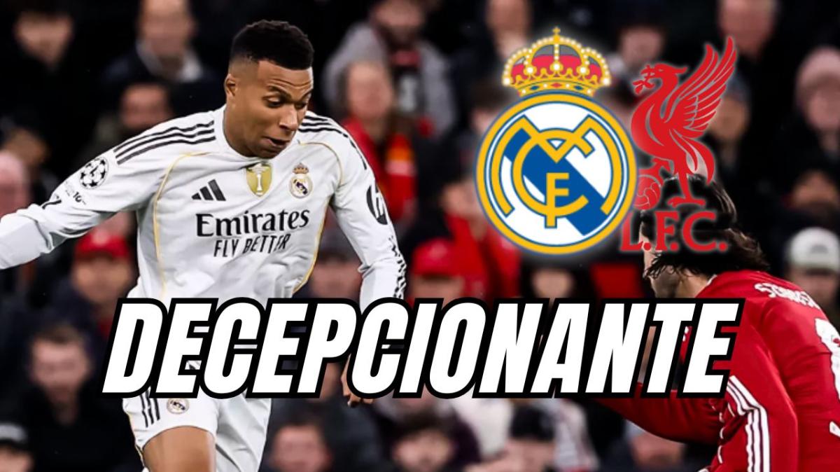 ¡Liverpool 1-0 Real Madrid! Derrota decepcionante en Anfield con varios señalados