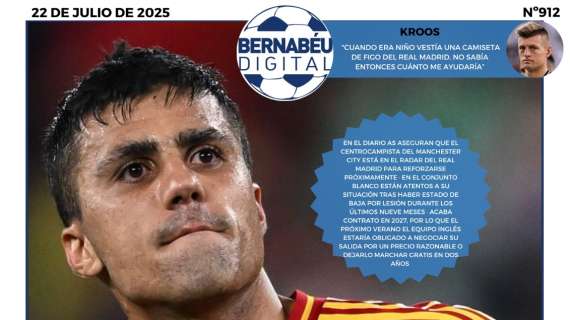 "Rodri es el tapado": el centrocampista español, en la portada BD