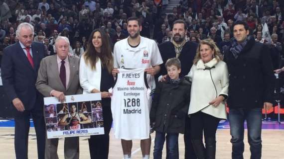 El Madrid rinde homenaje al máximo reboteador de la Euroliga