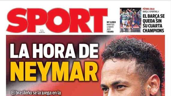 PORTADA | Sport: "La hora de Neymar"