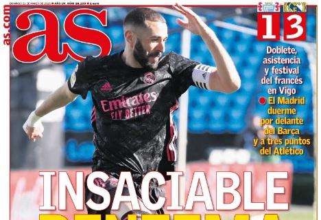 PORTADA - As: "Insaciable Benzema"