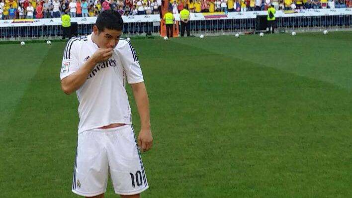 El Madrid gana trece millones en un día con la camiseta de James