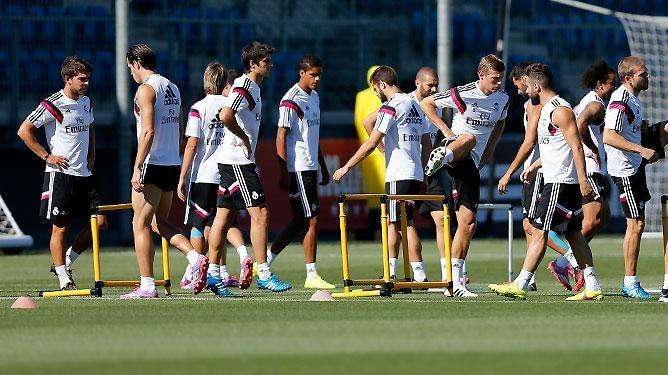 Cristiano y Coentrao, ausentes en la última sesión previa a la Real Sociedad