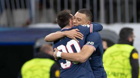 Leo Messi y Mbapp&eacute;, PSG