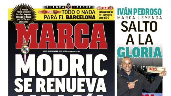 PORTADA | Marca: "Modric se renueva cada día"