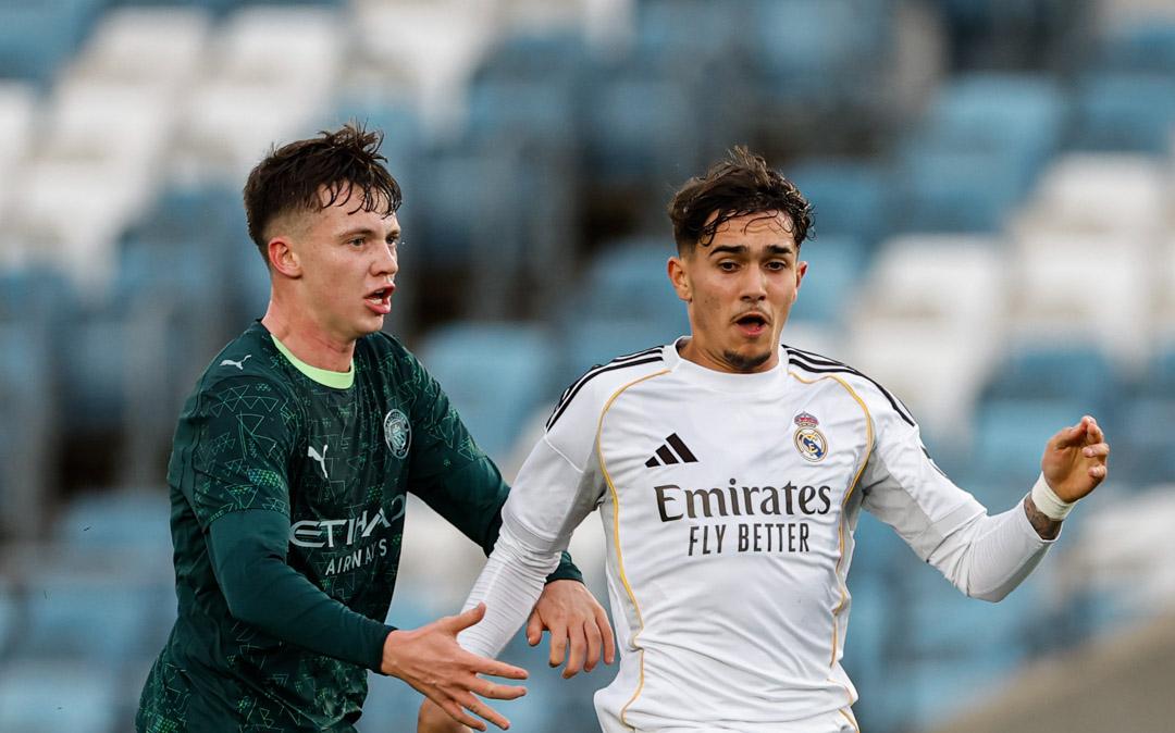 Juvenil A 0-4 Manchester City: primera derrota de la temporada