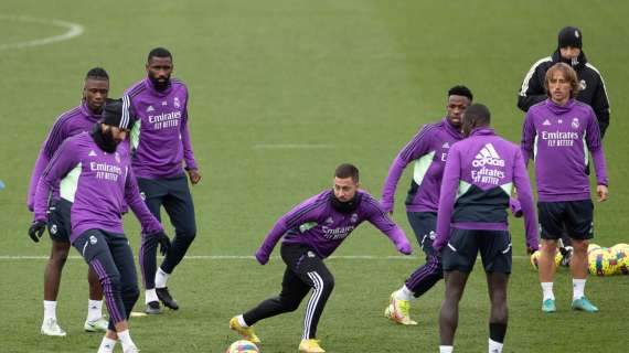 Entrenamiento del Real Madrid