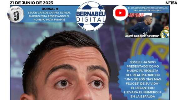 PORTADA BD | Con Joselu: "¿Benzema? No vengo a sustituir a nadie"