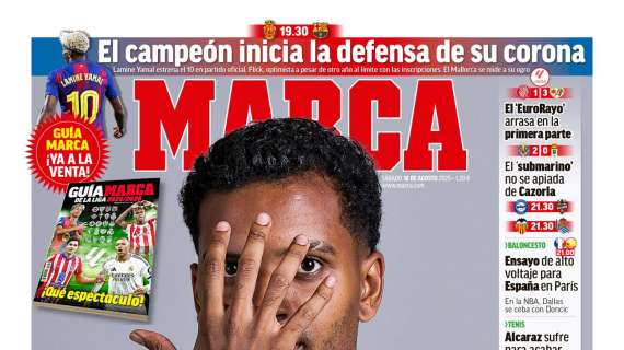 Marca destaca en su portada la complicada situación de Rodrygo en el Real Madrid