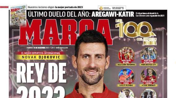 PORTADA | Marca sale con Djokovic: "Rey de 2023"