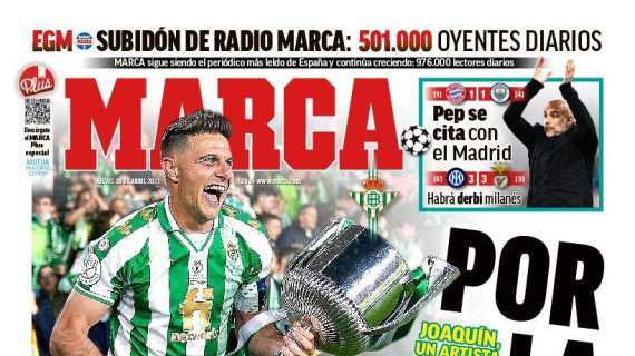 PORTADA | Marca: "Pep se cita con el Madrid"