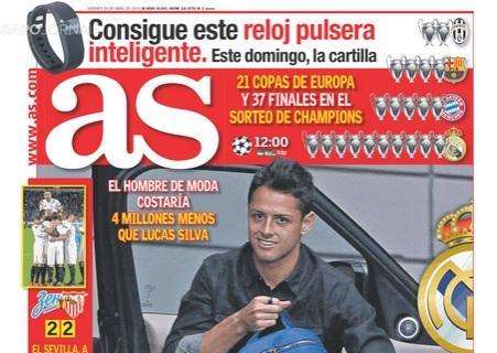 Portada AS: Chicharito vale 10 millones