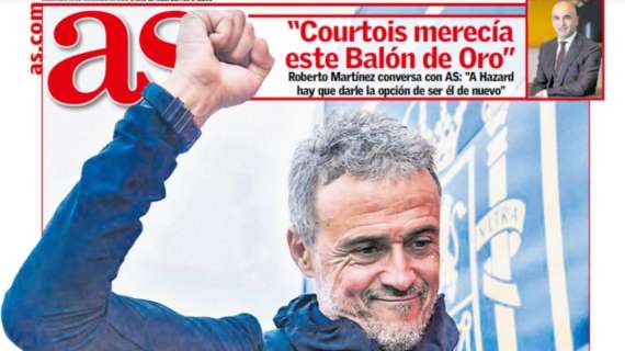 PORTADA | AS: "Courtois merecía este Balón de Oro"
