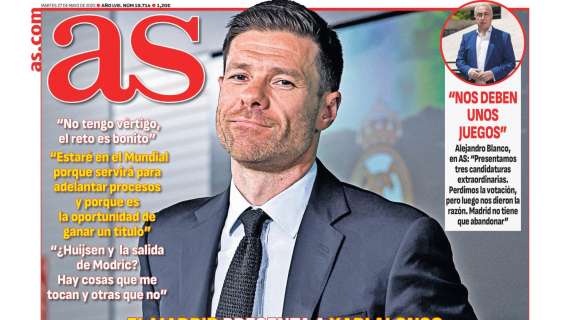 Xabi Alonso es el protagonista de la portada de AS