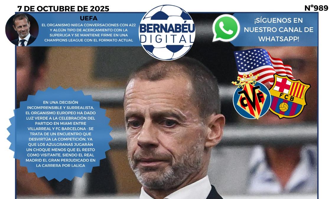 "La UEFA aprueba el escándalo" como protagonista en la portada BD