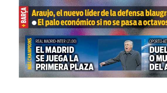 PORTADA | Sport: "El Madrid se juega la primera plaza"