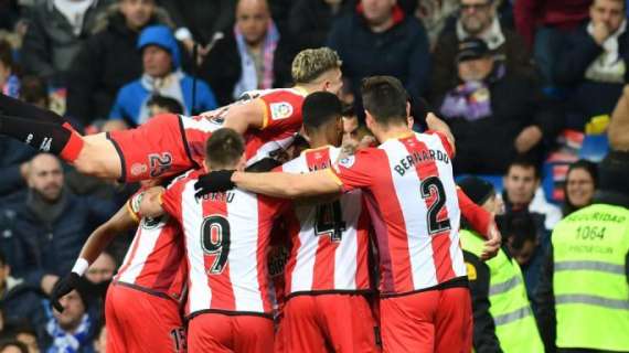 GOL DEL GIRONA - 'Choco' Lozano abre el marcador en el Bernabéu