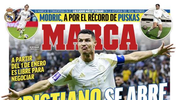 Marca avisa en su portada: "Cristiano se abre a nuevos desafíos"