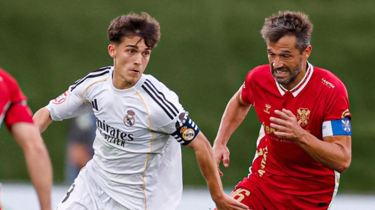 Real Madrid Castilla 1-3 Tenerife: los de Arbeloa sucumben ante el líder