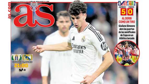 El diario AS, sobre el Real Madrid: "En manos de La Fábrica"