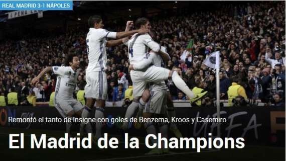 FOTO - Marca: "El Madrid de la Champions"