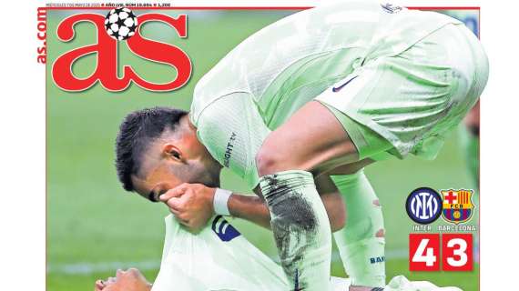 "Sobraron dos minutos" señala en portada el diario AS