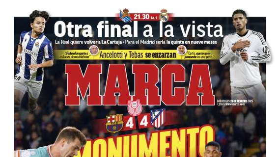 "Otra final a la vista": Marca destaca la ida de las semifinales de Copa del Rey