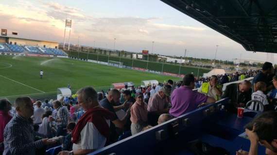 2.200 aficionados madridistas acuden a ver al  Castilla