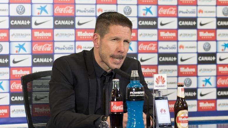 Simeone: "No tenemos tiempo para pensar en el Real Madrid"