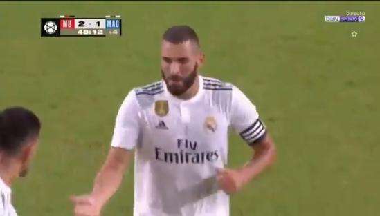 VÍDEO - Revive el gol de Karim Benzema ante el Manchester United