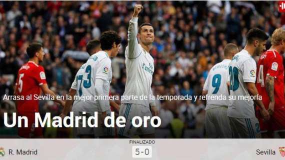 Marca - Un Madrid de oro arrasa al Sevilla