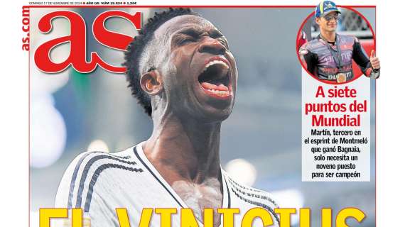 As saca en portada a "Vinicius el real"