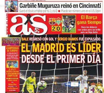 PORTADA - As destaca la clasificación: "El Madrid es líder desde el primer día"