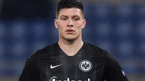 Luka Jovic con el Eintracht