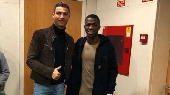 FOTO - Vinicius visita Madrid y conoce a Cristiano: "El mejor del mundo"