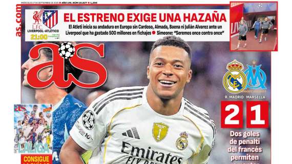 AS saca en primera plana la victoria del Real Madrid en Champions