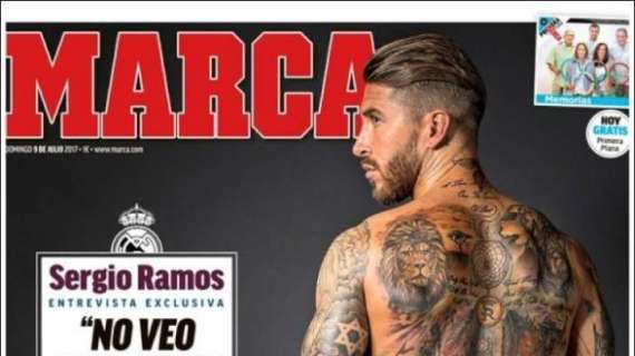 PORTADA - Ramos en Marca: "No veo una locura ganar el Balón de Oro"